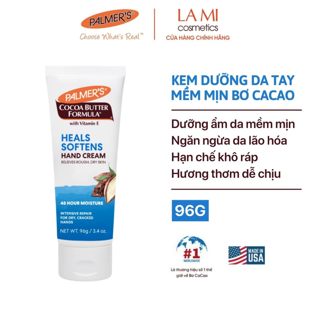 Ảnh Kem dưỡng da tay Bơ CaCao mềm mịn cho da khô Palmer's 96g 1