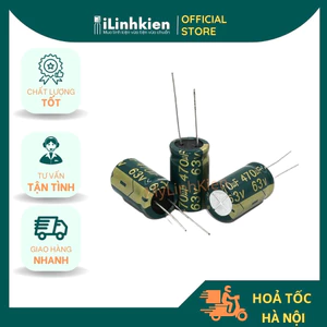 Tụ hoá 63V 470uF 13x21mm chất lượng cao