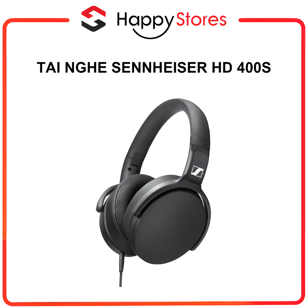 [Hỏa tốc HCM] Tai Nghe Sennheiser HD 400S Chụp Tai Có Dây Bảo Hành Chính Hãng 2 Năm