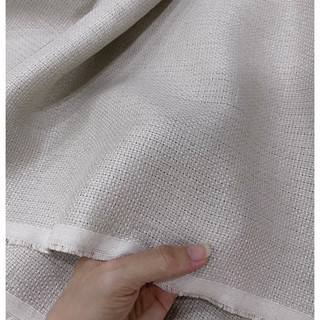 Vải Linen Tưng Bố Dày Vừa Nâu Cát và Be Xám Mềm Có Độ Rũ Khổ 1m45