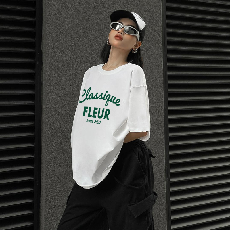 Ảnh Áo thun NELLY Cotton 260gsm Premium - Classique  Tay Lỡ Form Rộng Nam Nữ 2