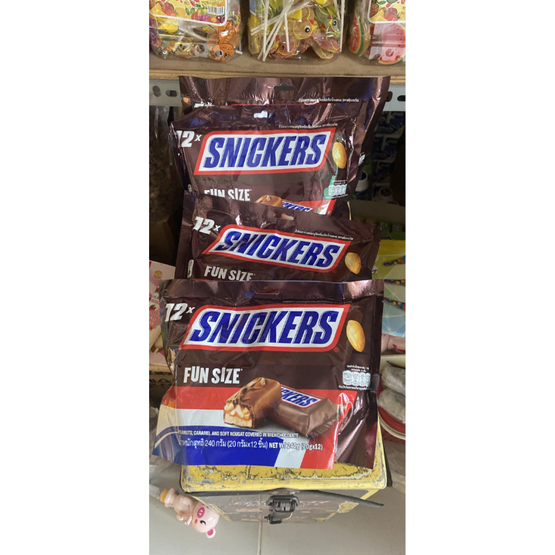 (HSD (5/2025)KẸO SÔ CÔ LA SNICKERS FUNSIZE 240gr -12 thanh 20gr ...