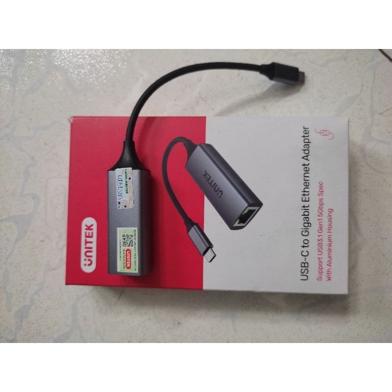 Cáp chuyển Lan RJ45 sang USB Type-C , Unitek U1312A | Shopee Việt Nam