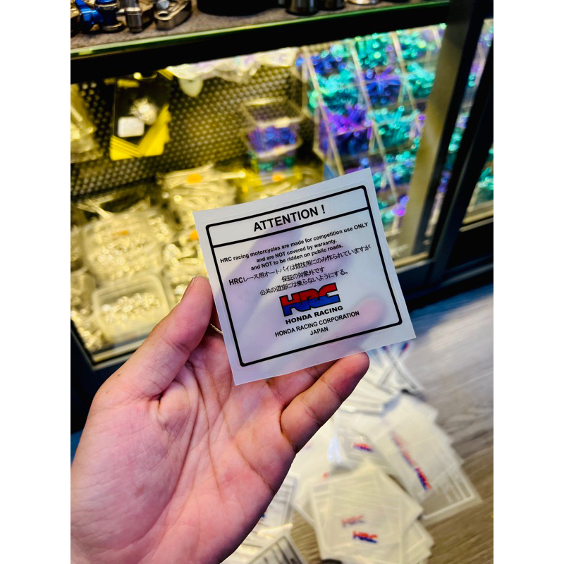 Tem Logo Sticker Dán Thông Số HRC Loại Decal In Trong Thích Hợp Dán ...