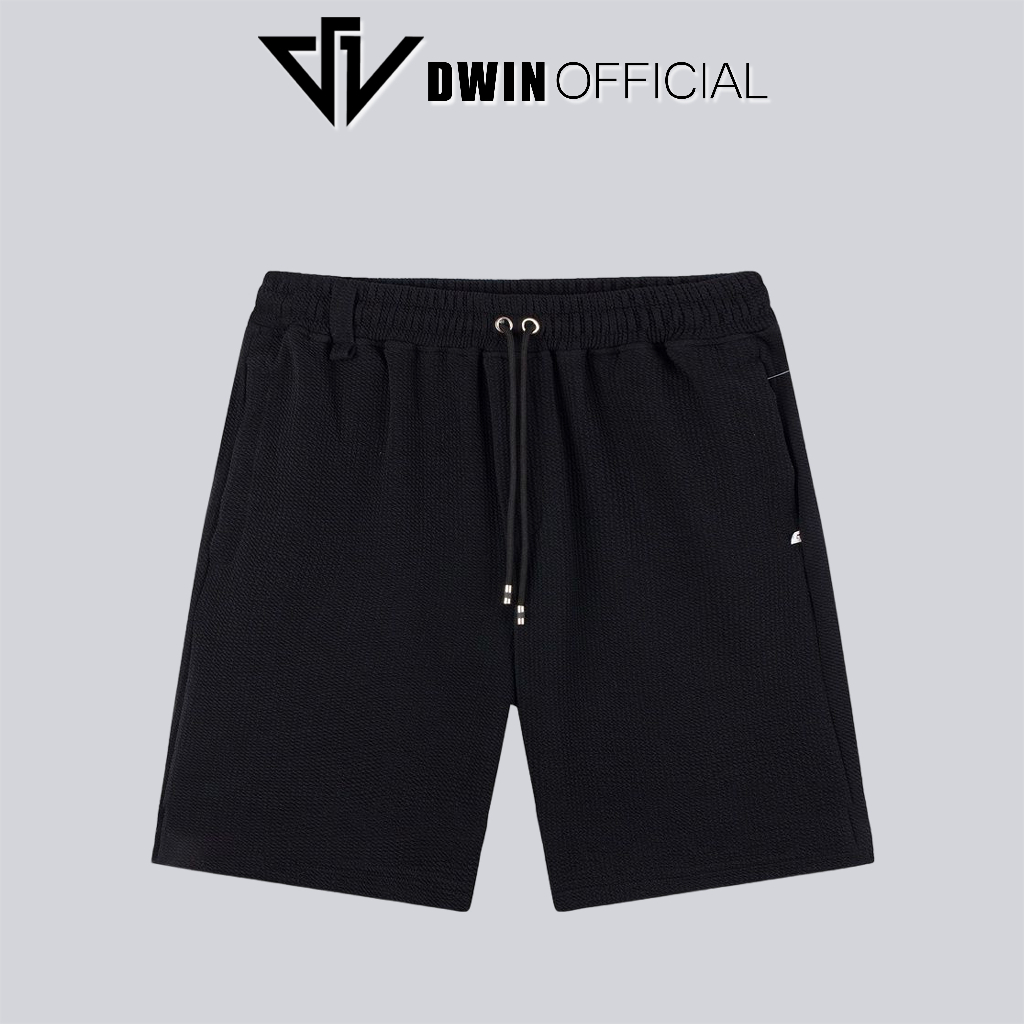 Quần short Nam xốp tổ ong Dwin thể thao basic Nam Nữ oversize phong cách đường phố Hàn Quốc Ulzzang