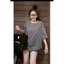 Áo thun cotton su form rộng tay lỡ - B