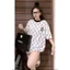 Áo thun cotton su form rộng tay lỡ - B