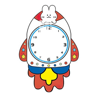 Tranh Treo Tường Đồng Hồ Hình Bông Hoa, Động Vật Khung Vuông Trang Trang Phòng OHA Decor