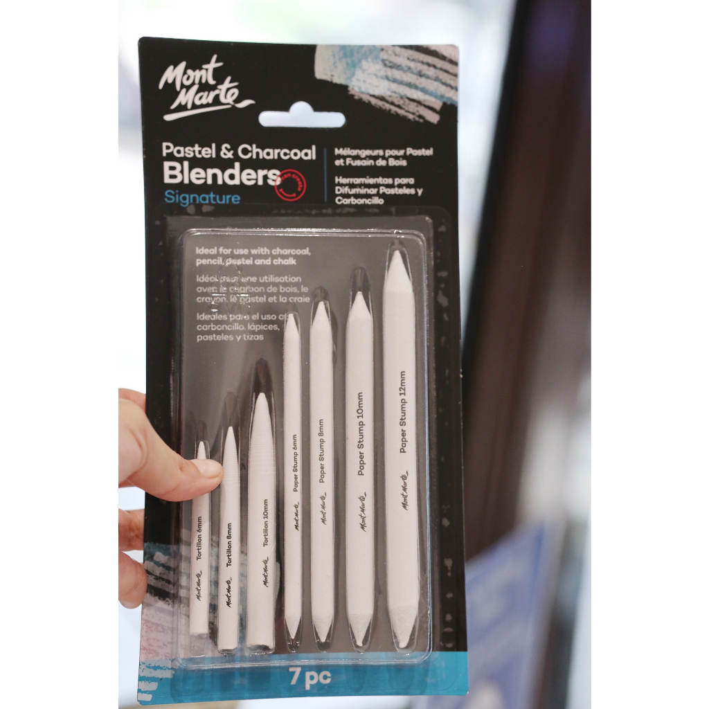 [the V] Bộ di chì 7 cây Mont Marte Mont Marte Pastels & Charcoal