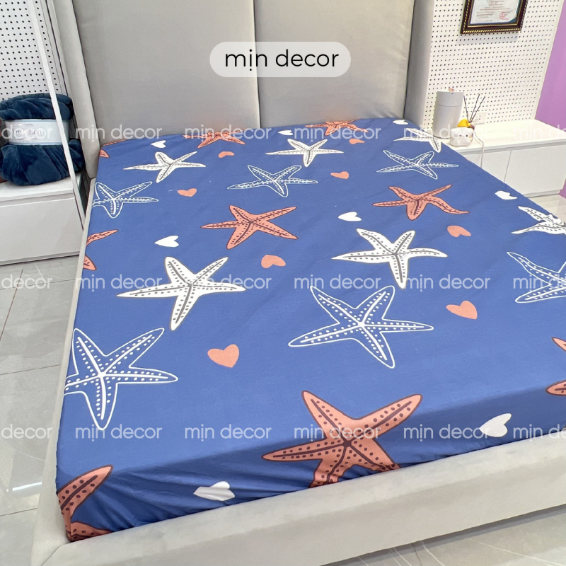 Ảnh Ga Chống Thấm Mịn Decor, Ga Chống Thấm Nước Bo Chun Đệm 10cm 4