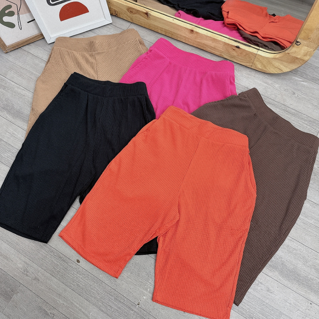 Quần Đùi Ngố Bigsize,Quần Legging Nữ Big Size Chất Vải Thun Gân Mềm Mại Co Giãn Tốt Mã Q12