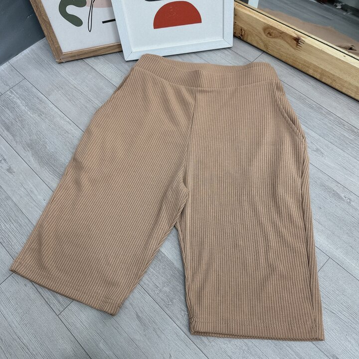 Quần Đùi Ngố Bigsize,Quần Legging Nữ Big Size Chất Vải Thun Gân Mềm Mại Co Giãn Tốt Mã Q12