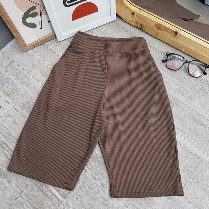 Quần Đùi Ngố Bigsize,Quần Legging Nữ Big Size Chất Vải Thun Gân Mềm Mại Co Giãn Tốt Mã Q12