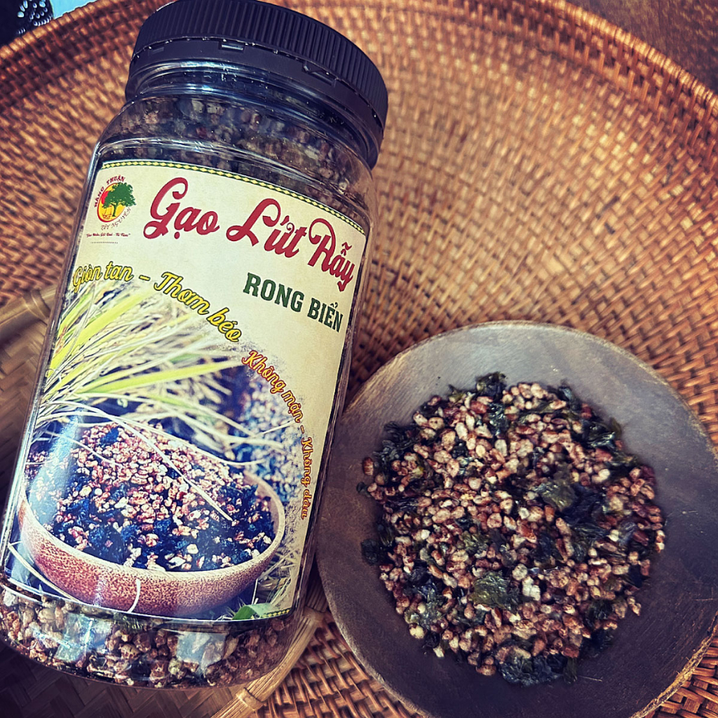 Gạo Lứt Rẫy Rong Biển Giòn Thơm, Ăn Vặt Hằng Thuận Tây Nguyên