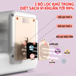 Máy tiệt trùng bình sữa sấy khô SHAVI Tiếng Việt dụng cụ ăn dặm tia UV đa năng- Máy đun nước pha sữa diệt khuẩn dễ dàng — ảnh 2