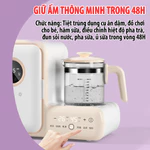 Máy tiệt trùng bình sữa sấy khô SHAVI Tiếng Việt dụng cụ ăn dặm tia UV đa năng- Máy đun nước pha sữa diệt khuẩn dễ dàng — ảnh 6