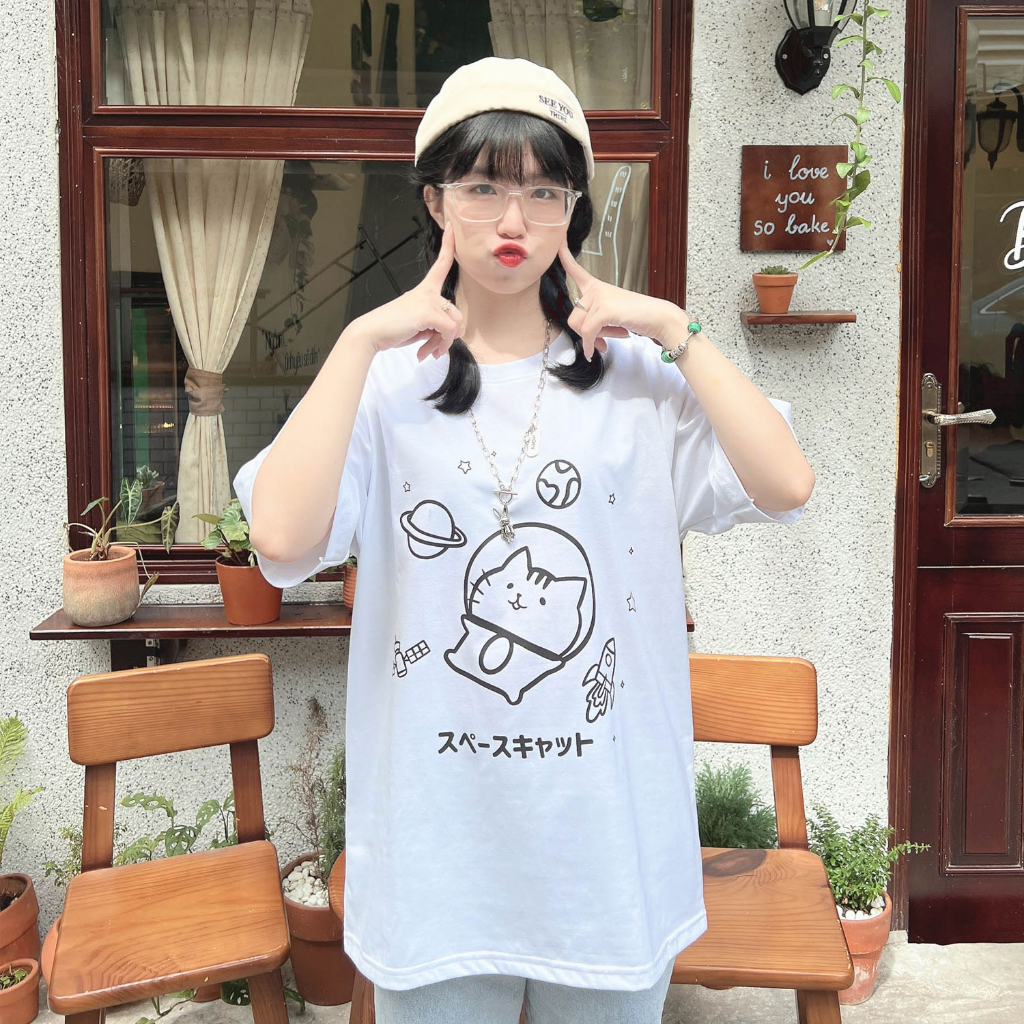 Áo Thun Astro Mimi Nam Nữ Unisex Form Rộng Oversized