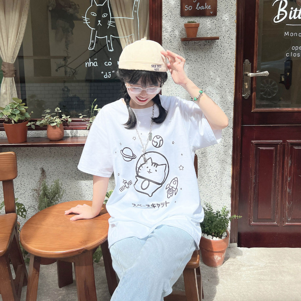 Áo Thun Astro Mimi Nam Nữ Unisex Form Rộng Oversized