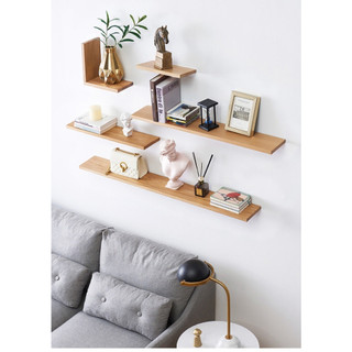 Sét 3 kệ gỗ treo tường decor trang trí để đồ đa năng