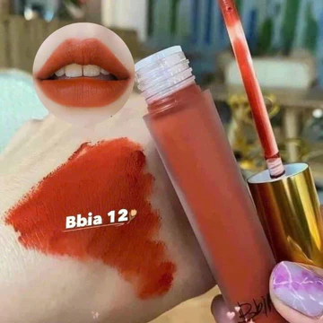 SON BIAA MÀU 12- CAM CHÁY- Son kem lì , bền màu , mềm môi