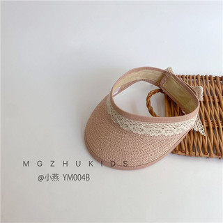 Mũ cho bé, Mũ cói ren nửa đầu cho bé từ 2 đến 8 tuổi YM004 | Tiểu Yến Kid