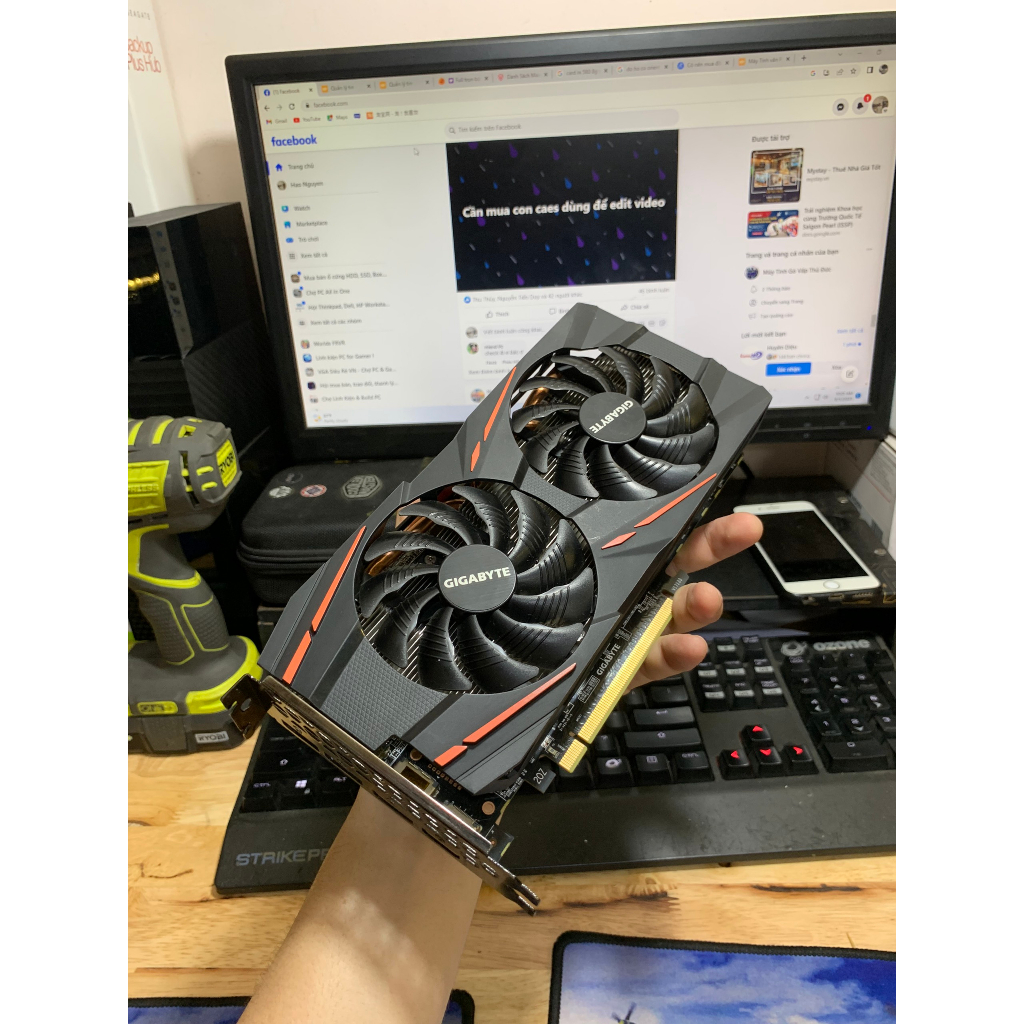 VGA Gigabyte RX580 Gaming 8G (8GB GDDR5, 256-bit, HDMI+DP, 1x8-pin ...