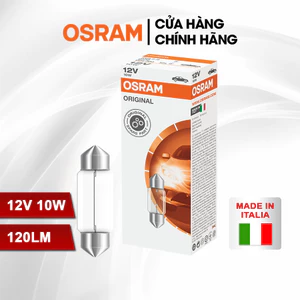 Combo 10 Bóng Đèn Cana Ngắn OSRAM Original C5W 12V 10W