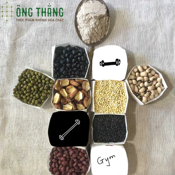 Bột gym (Bột ngũ cốc giàu Protein) ÔNG THẮNG - 500g/1kg