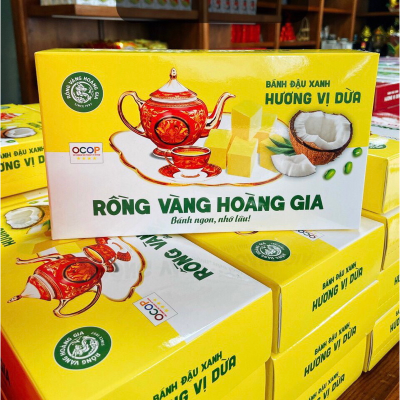 Hộp Bánh Đậu Xanh Rồng Vàng Hoàng Gia 300g Shopee Việt Nam