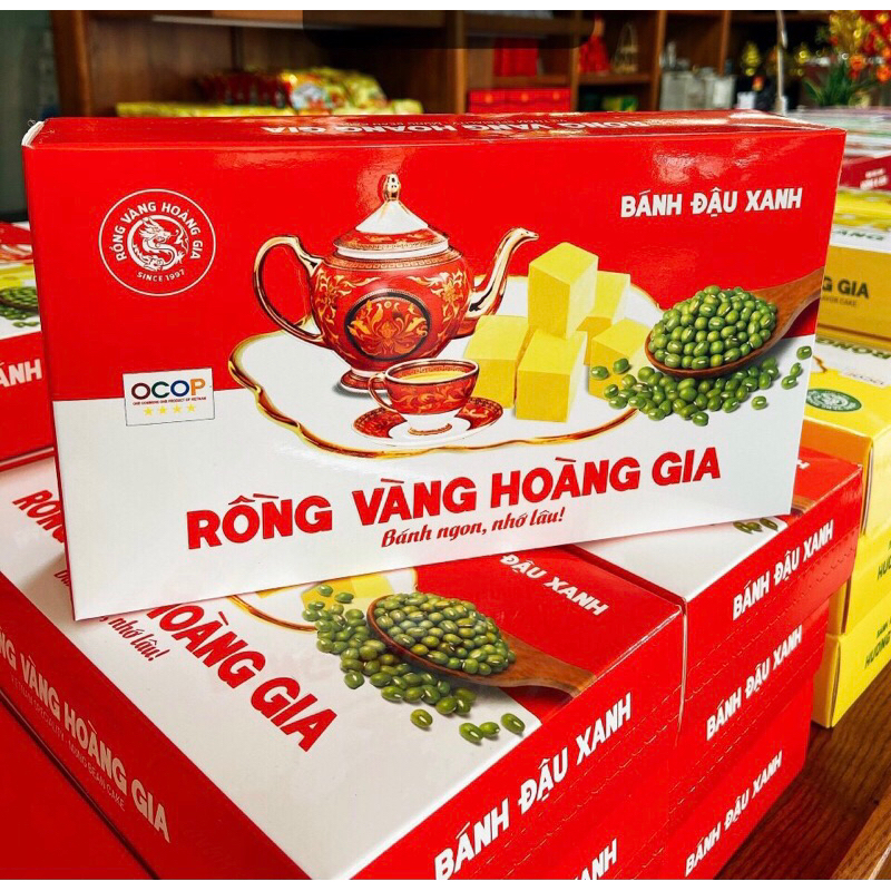 Hộp Bánh Đậu Xanh Rồng Vàng Hoàng Gia 300g Shopee Việt Nam