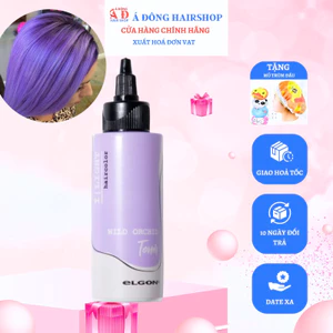 Thuốc nhuộm tóc Elgon I-light Màu tím nhạt Wild Orchid Pastel nhuộm trên nền level 9 100ml