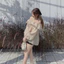 Áo sơ mi nữ trắng kiểu croptop form rộng phong cách ullzzang Hàn Quốc