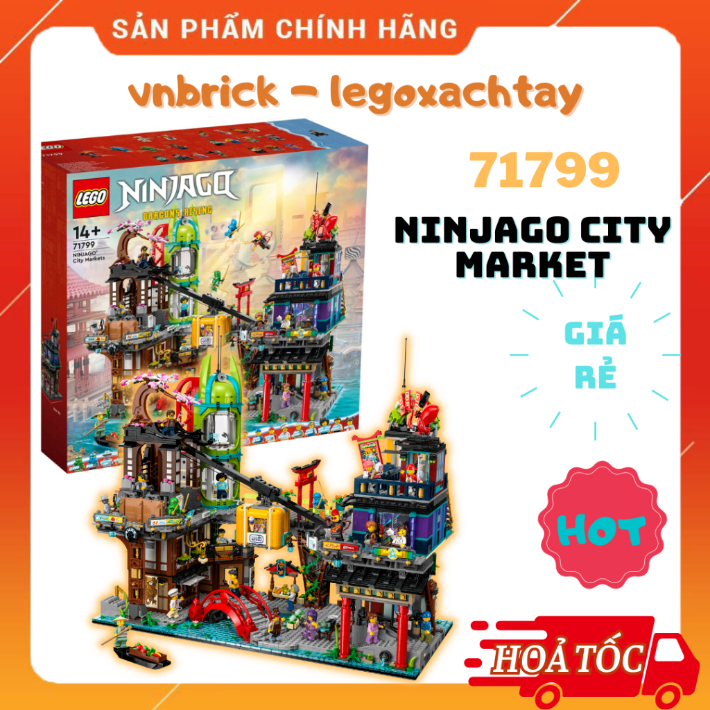 LEGO NINJAGO 71799 City Markets Thành Phố | Shopee Việt Nam