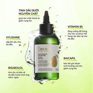 Nước dưỡng tóc tinh dầu bưởi Cocoon 140ml