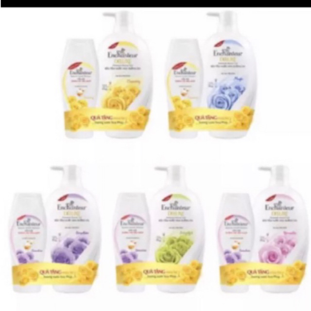 Sữa tắm hương nước hoa dưỡng da thơm mịn Enchanteur 650gr (5 mùi)