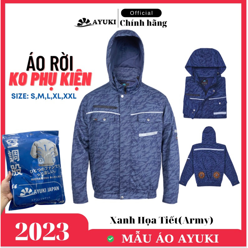 Áo Quạt Điều Hoà Chính Hãng AYUKI JP ( Chỉ áo ko kèm bộ máy )