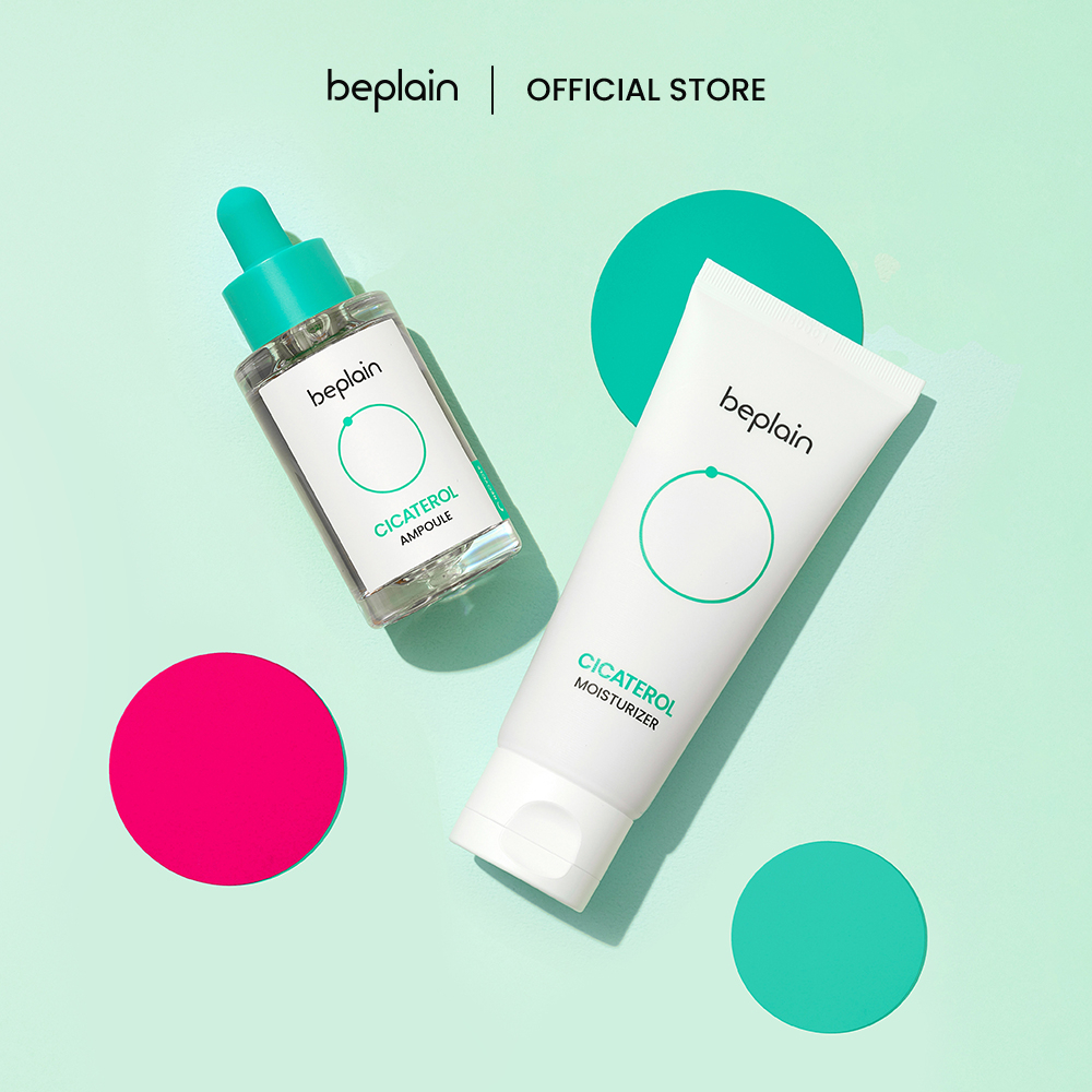 Ảnh BEPLAIN Best-Seller Ampoule Cicaterol 30ml & Kem dưỡng Cicaterol 60ml Phục Hồi Nhân Đôi 2X 1