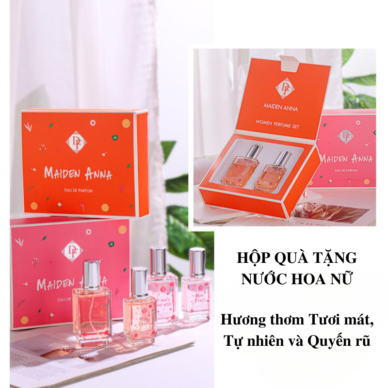Sét nước Hoa Nữ, Nước Hoa Maiden Anna Reversed Paris Thanh Mát, Quyến rũ và Ngọt Dịu-Chính hãng