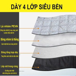 Tấm Che Nắng Ô Tô Bạt Che Nắng Ô Tô Cao Cấp Có 9 Nam Châm Chống Rơi Loại Siêu Dày 4 Lớp Tráng Bạc