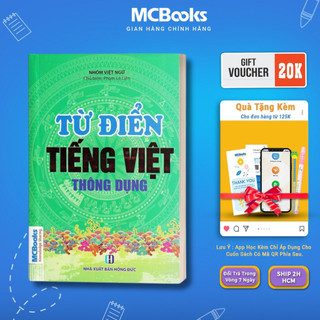Sách - Từ Điển Tiếng Việt Thông Dụng ( bìa cứng xanh ) - Mcbooks Chính Hãng