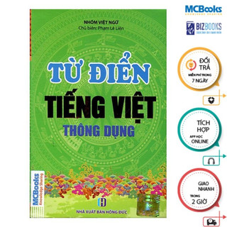 Sách - Từ Điển Tiếng Việt Thông Dụng ( bìa cứng xanh ) - Mcbooks Chính Hãng