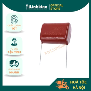 Tụ CBB 630V 475J 4.7uF 25mm chất ượng cao.