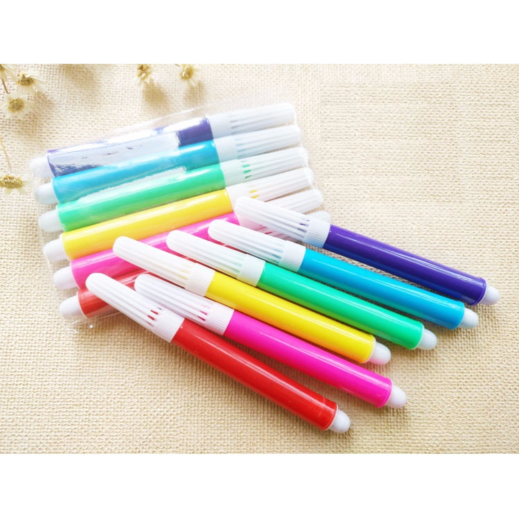 Set 6 bút màu dạ cỡ nhỏ cho bé tô màu