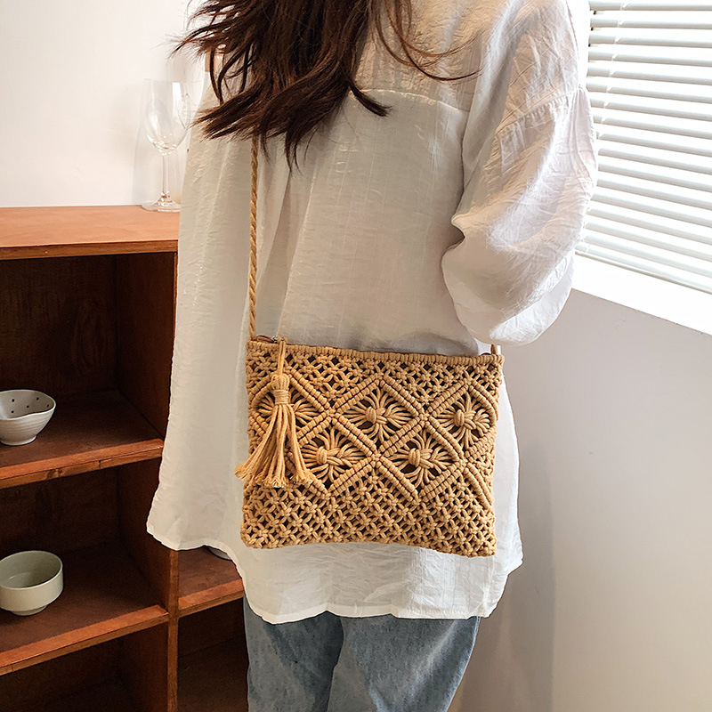 Túi len đeo vai dây tua rua phong cách cổ điển thanh lịch | Shopee Việt Nam