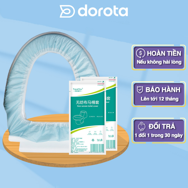Miếng lót bồn cầu cao cấp cho du lịch khách sạn DOROTA hoặc cho bà bầu dùng tại nhà công nghệ khử khuẩn MBC1