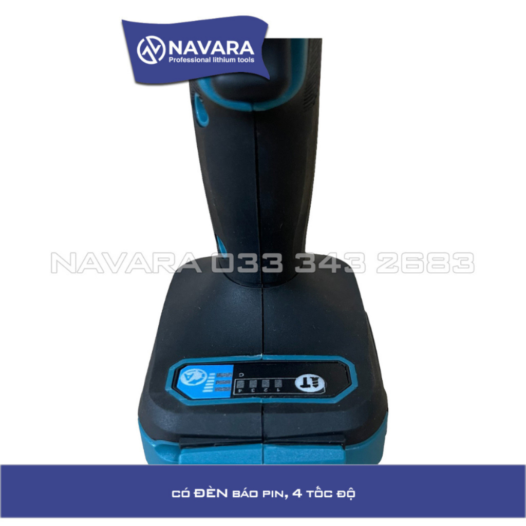 Thân máy siết bulong NAVARA 1000Nm động cơ không chổi than bền bỉ và mạnh mẽ