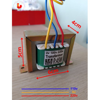 Biến thế 220v ra 110v chạy thiết bị nội địa 45W
