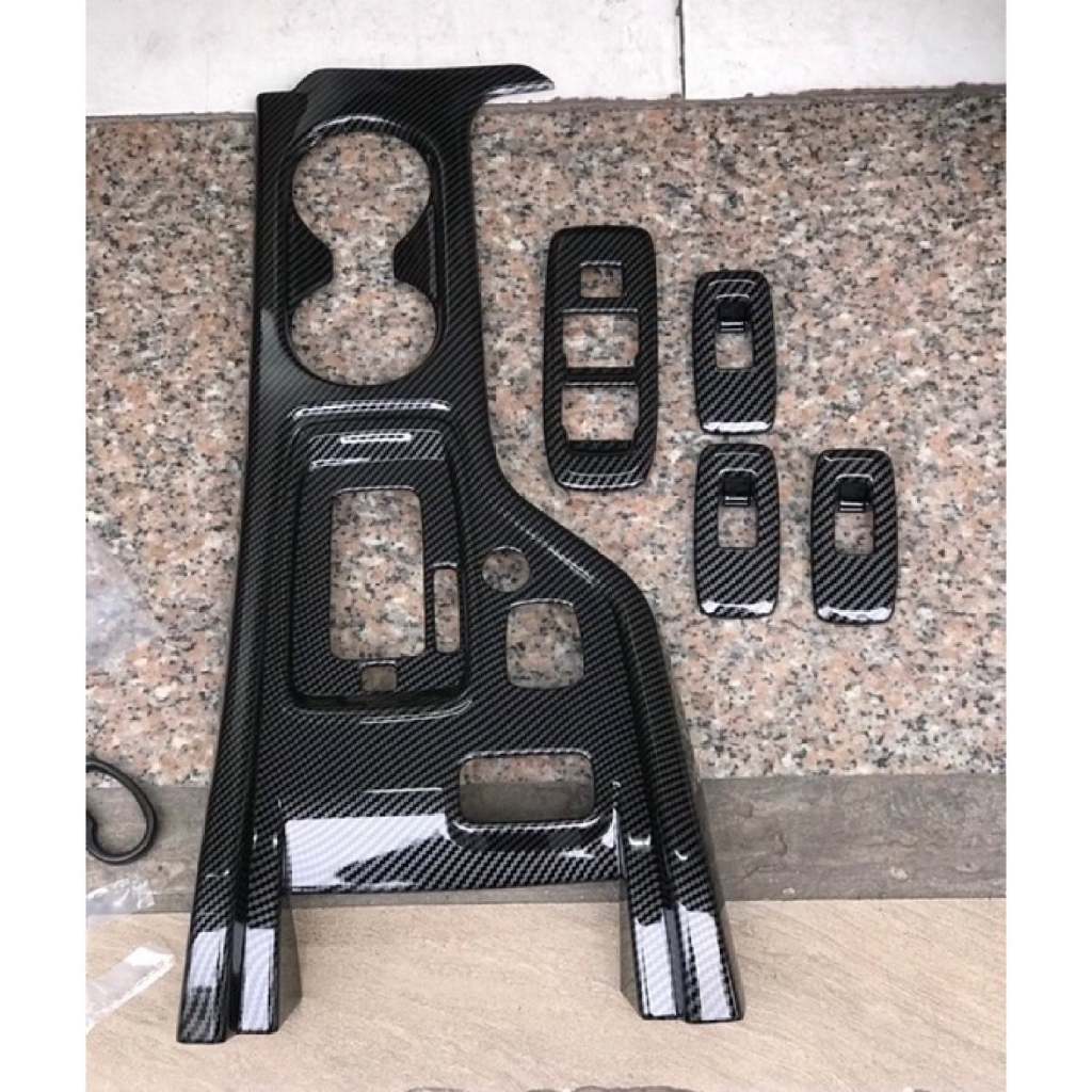 Ốp nội thất xe Ford Ranger 2016-2021 bản XLS, WT số TỰ ĐỘNG, Chất liệu Titan, Carbon ( Hàng cao cấp)
