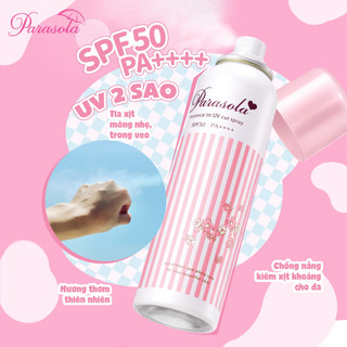 Xịt Chống Nắng Dưỡng Sáng Da Naris Parasola Fragrance UV Spray SPF50+ PA++++ 90g