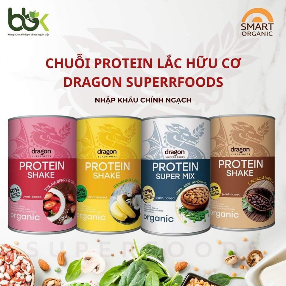 Protein Shake Super Mix, Dragon Superfoods, (500g)